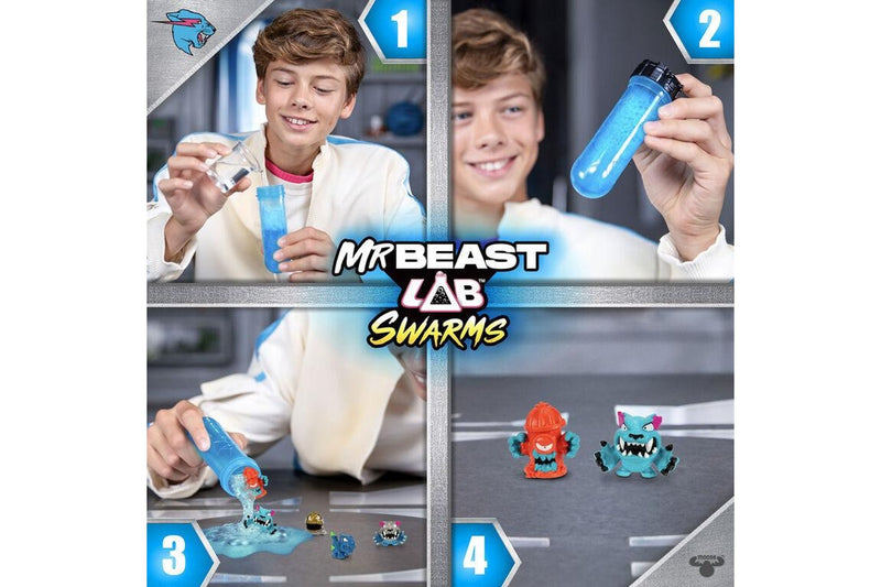 MrBeast Lab: Swarms 12-Pack - Blue Panther & Bird (Blind Box)