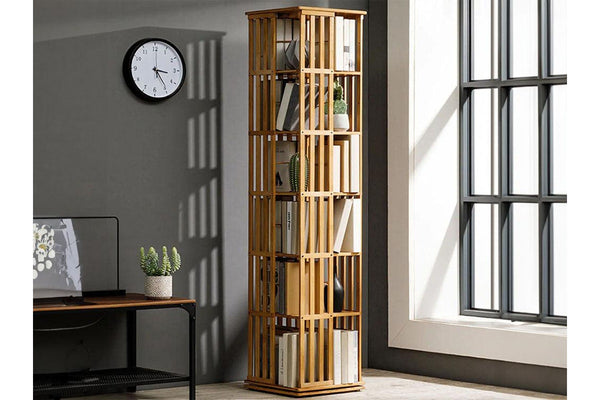 Display Bookshelf Rotable