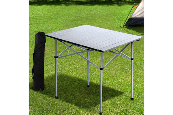 Weisshorn Roll Up Camping Table 70CM