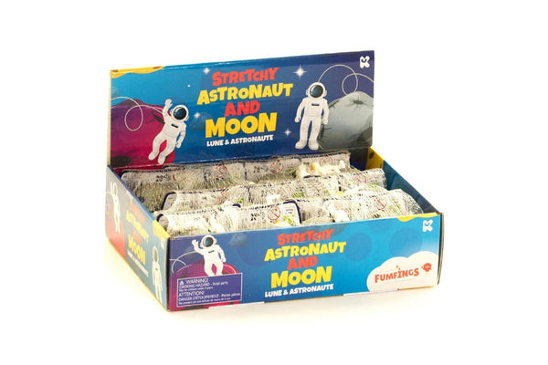 Discovery Stretchy Astronaut & Moon 8cm Stretch Fun Kids Children Toddler Toys