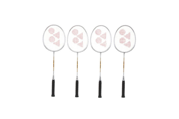 Yonex 4 Player Badminton Set (Black/White) (One Size)