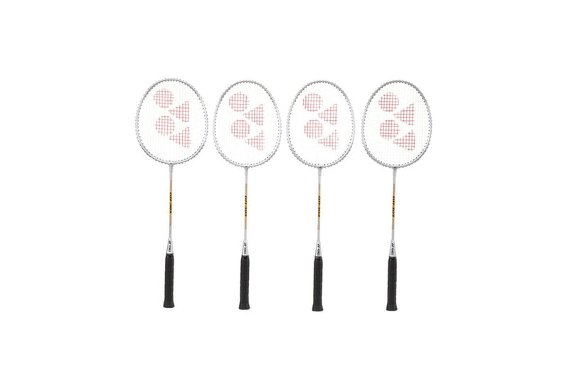 Yonex 4 Player Badminton Set (Black/White) (One Size)