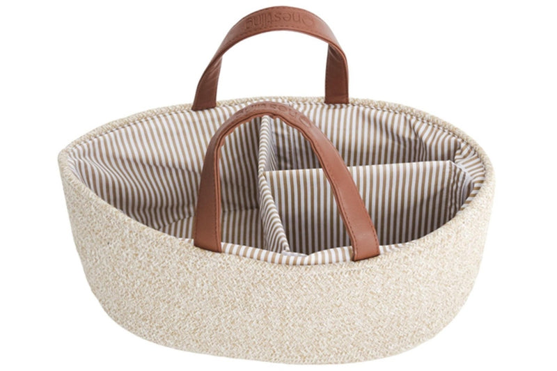 Nestling: Nappy Caddy - Dark Natural Melange