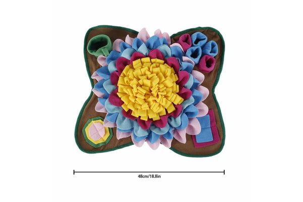 Pet Dog Snuffle Mat Nose Training Sniffing Pad Dog Puzzle Toy Slow Feeding Blanket