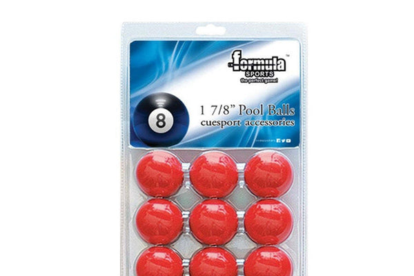 Formula Sports Standard Snooker Balls 1 7 8" Blister Set Pool Game Accessory