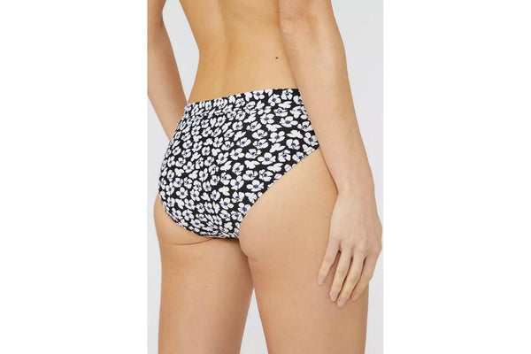 Debenhams Womens/Ladies Ditsy Print Bikini Bottoms (Black) (18 UK)