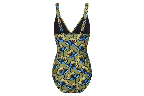 Regatta Womens/Ladies Orla Kiely Passion Flower One Piece Swimsuit (Cardamom Seed) (8 UK)