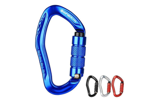 22Kn Auto Locking Gate Carabiner Blue - Standard