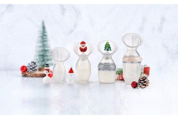 Haakaa: Silicone Breast Pump - Christmas Stopper Set (4 Set)