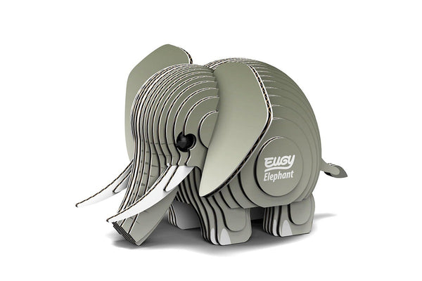 Eugy: Elephant - 3D Cardboard Model