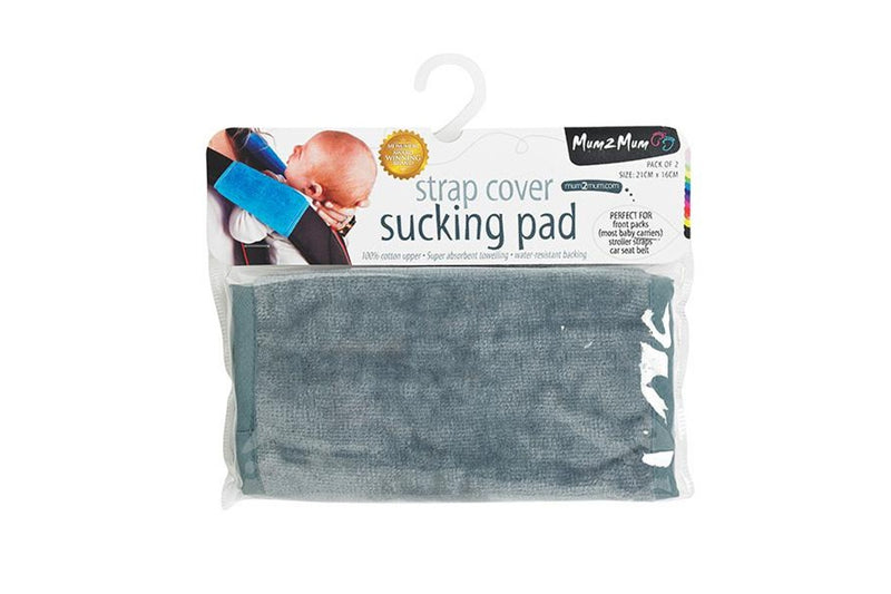 Mum 2 Mum: Strap Cover Sucking Pad - Grey