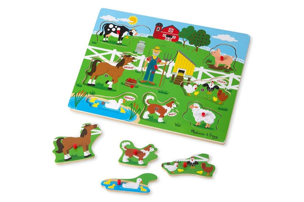 Melissa & Doug: Old MacDonald's Farm - Sound Puzzle