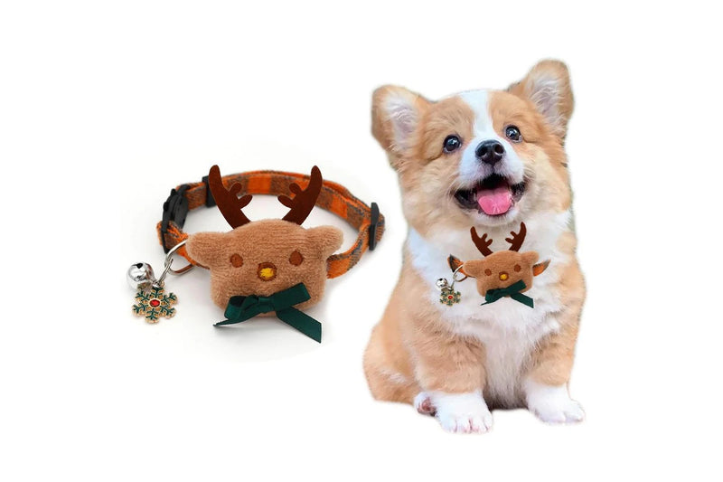 Adjustable Christmas Pet Collar Safety Buckle Cat Puppy Party Decor