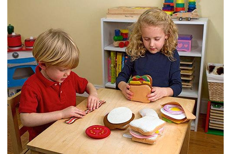 Melissa & Doug: Sandwich - Felt Food Set