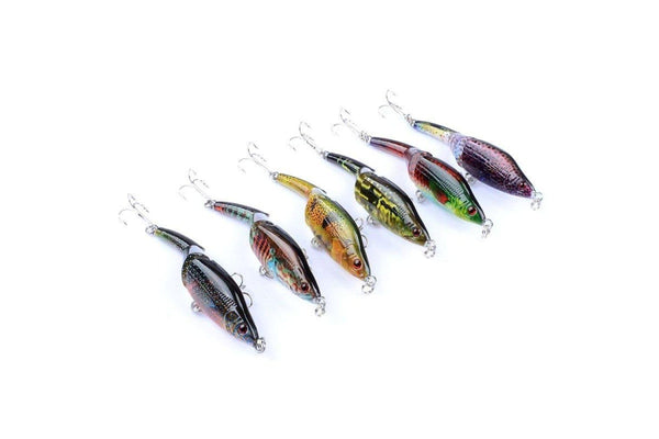 Multi Section Vib Hard Lures 9.5cm/8.9g Painted Bionic Design