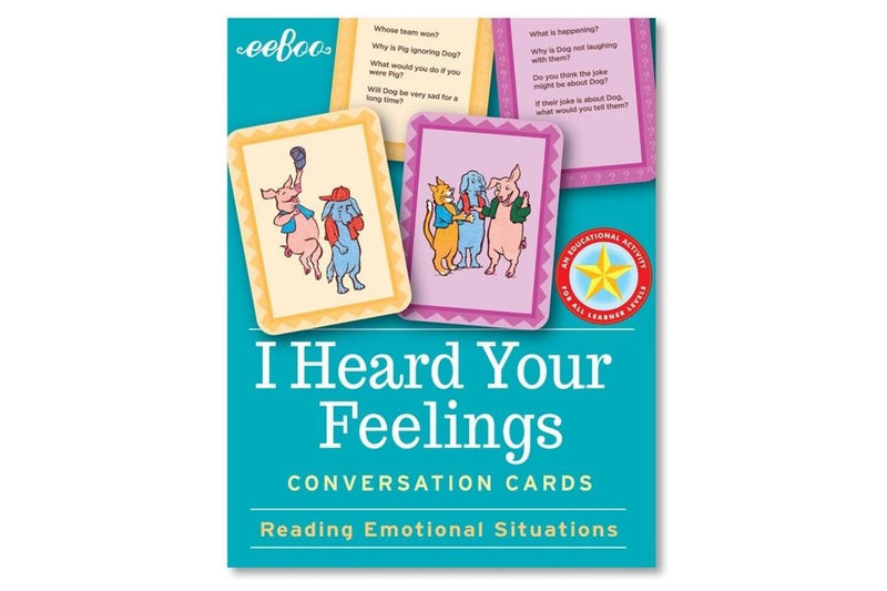 eeBoo: I Heard Your Feelings - Flash Cards