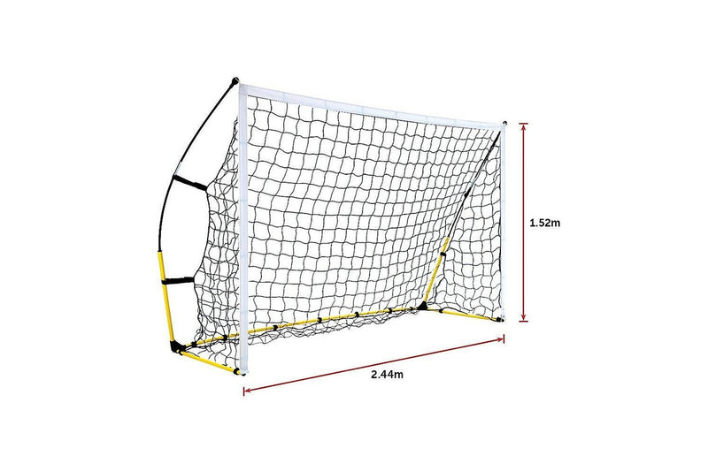 8' X 5' Soccer Football Goal Portable Net Quick Set Up -