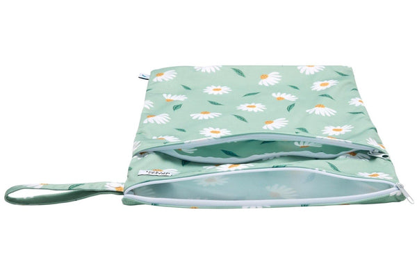 Snazzi: Double Pocket Wet Bag - Daisy Meadow