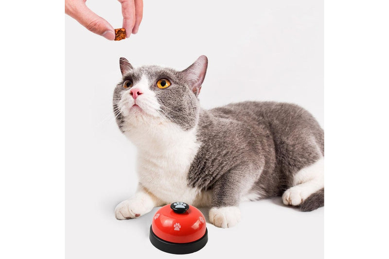 2Pcs Pet Training Bells Dog Cat Training Equipment Interactive Toys Red