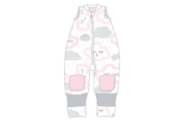 Baby Studio: Winter Warmies No Arms 2.5 Tog - Pink Clouds 12M-24M