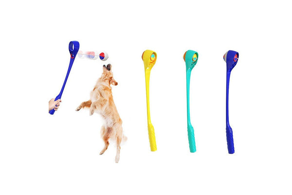 Pet Throw Ball Launcher with Ball Dog Ball Launcher Dog Funny Toys