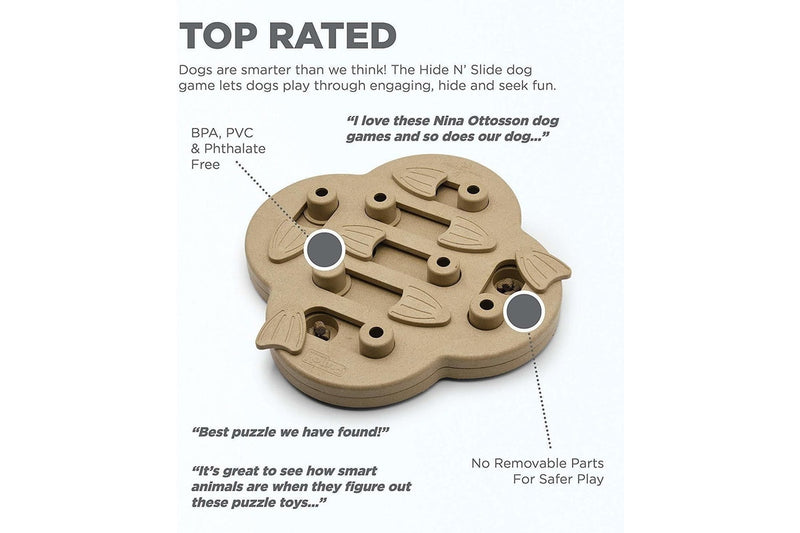 Outward Hound Puppy Hide N' Slide Interactive Treat Puzzle Dog Toy - NZ Stock