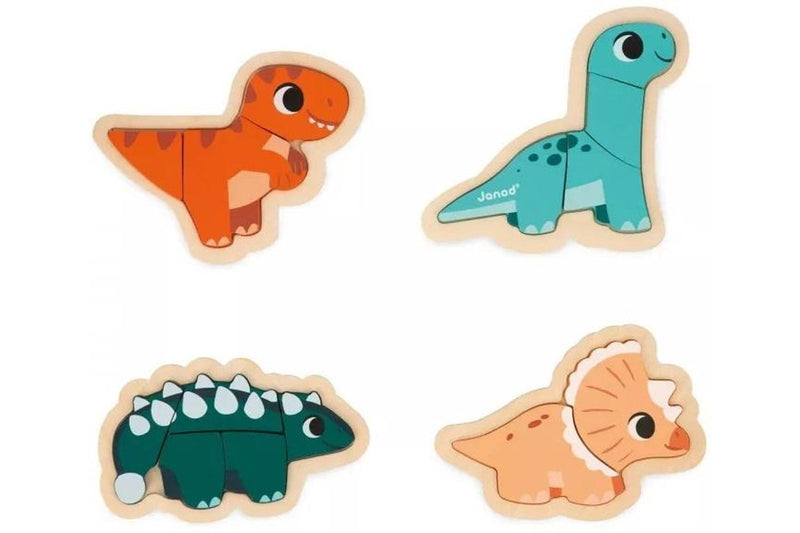 Janod: Dinosaur Progressive Puzzles