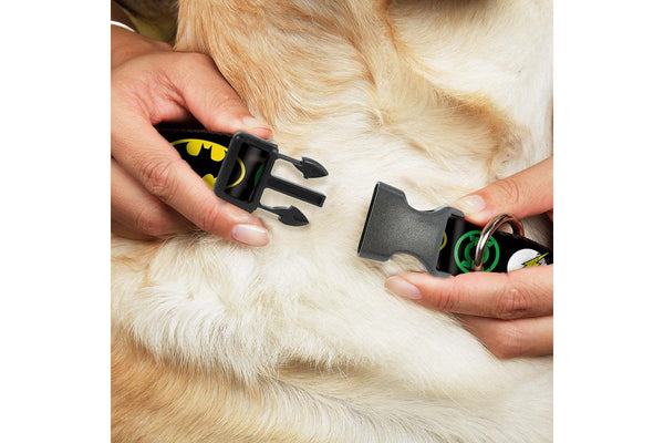 DC Comics: Justice League Logos Dog Clip Collar - Small (3.8cm)