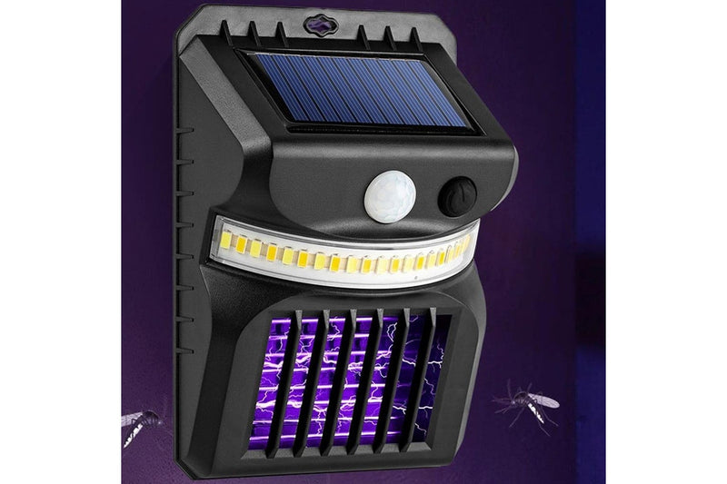 Vibe Geeks Solar Powered Outdoor Mosquito And Insect Killer Lamp