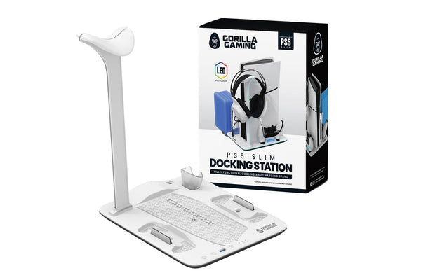 Gorilla Gaming PS5 Slim Docking & Cooling Station