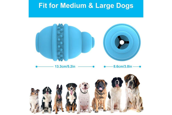 Durable Non-toxic Natural Rubber Food Dispensing Dog Chew Ball For Dental Care And Medium Large Dog