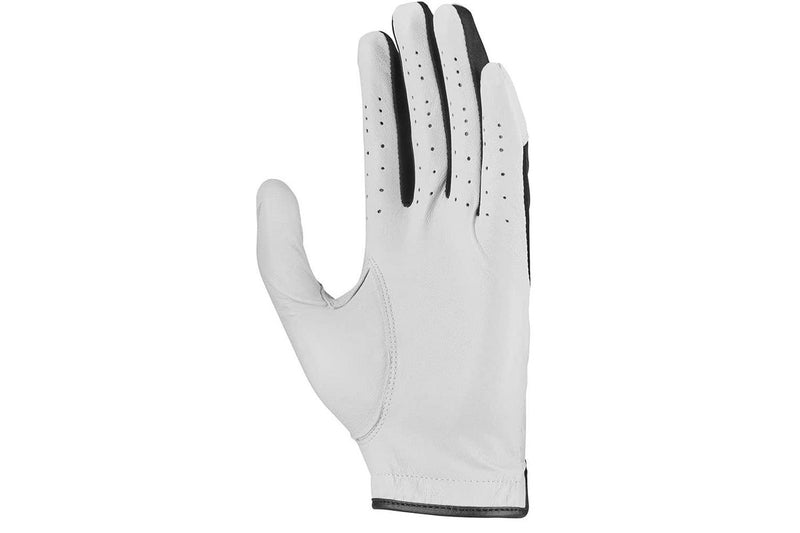 Nike Mens Tech Extreme VII Leather Left Hand Golf Glove (White/Black) (XL)