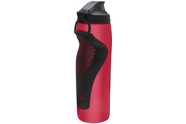 Nike Refuel Bottle with Locking Lid - University Red / Black / Silver (945ml)