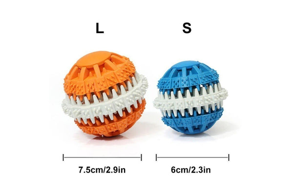 Non-toxic Fragrant Rubber Tooth Cleaning Food Dispenser Dog Chew Toy