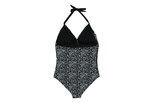 Regatta Womens/Ladies Flavia II Polka Dot One Piece Swimsuit (Black/White) (10 UK)