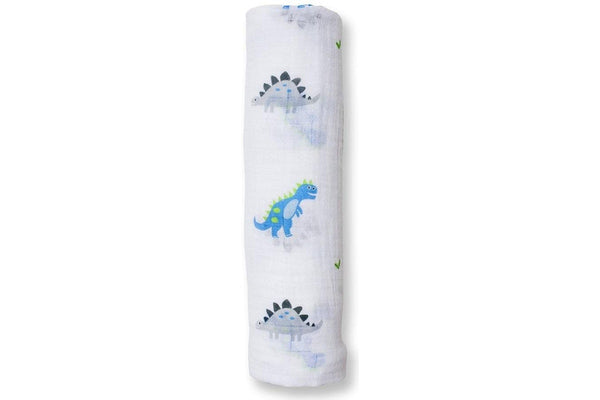 Lulujo: Muslin Cotton Swaddle - Prehistoric Pal