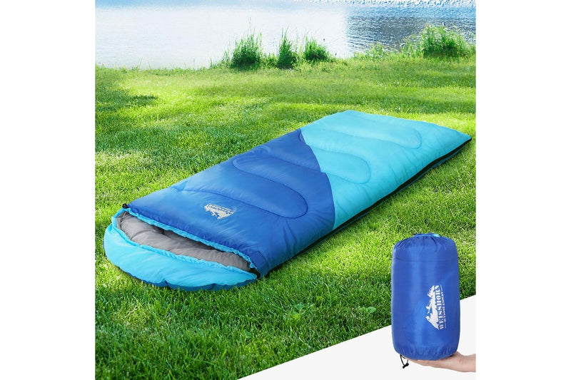 Weisshorn Kid Sleeping Bag 172CM Blue