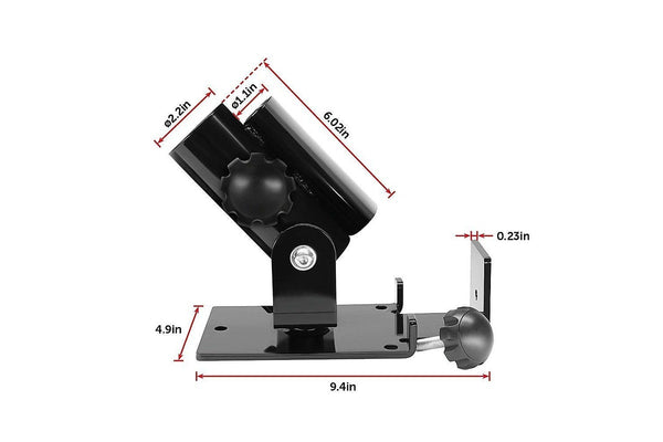 T Bar Row Landmine Platform 360-Degree Swivel Fits 1", 2" Olympic Bars - One Size