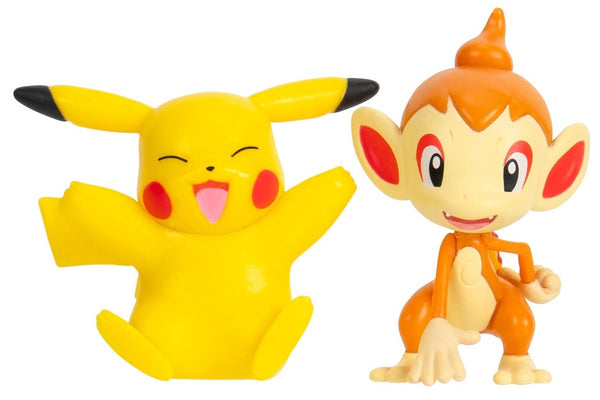 Pokemon: Battle Figure Pack - Chimchar & Pikachu