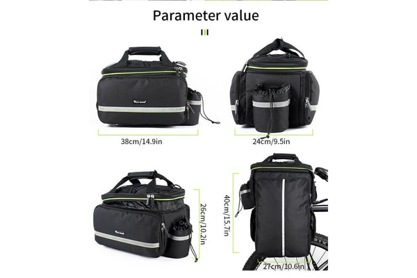 Convertible Design 3 In 1 Large Capacity Bicycle Bag