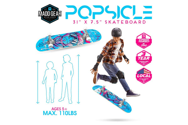 Madd Gear 31" Skateboard - G-Rilla