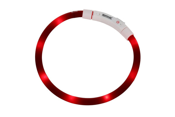 Regatta LED Dog Collar (Red) (One Size)