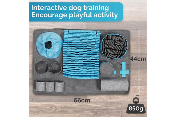 Dog Snuffle Mat 3 Difficulty Levels Enrichment Pet Puzzle Toy Feeding Puppy Sniffing Pad Smell