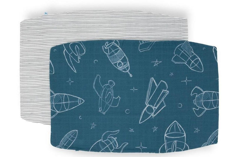 Little Unicorn: Pillowcase Set - Blast Off (2 Pack)