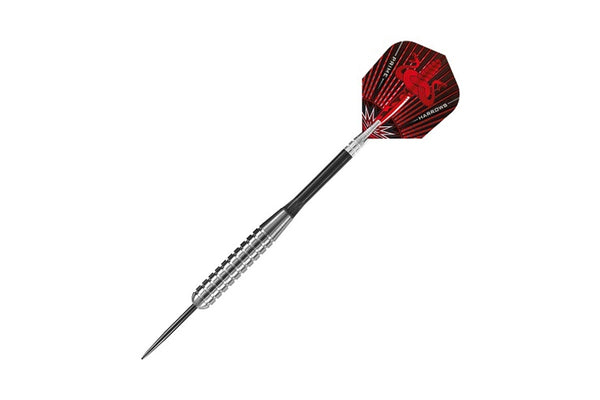 Harrows Assassin Tungsten Darts (Pack of 3) (Silver/Black/Red) (34g)