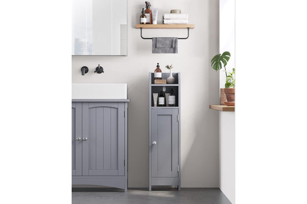 VASAGLE Soglio Slim Floor Storage Cabinet - Grey