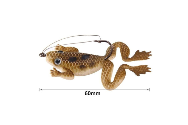 10 Piece Anti Hanging Floating Frog Bait 6cm 5g Fish Fake Bait