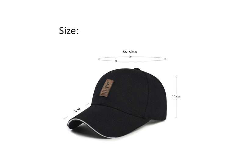 Men Fashion Baseball Hat White - Standard