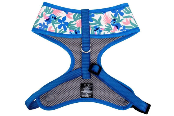 Lilo & Stitch: Pet Harness - Stitch and Tropical Flowers Collage (Large)