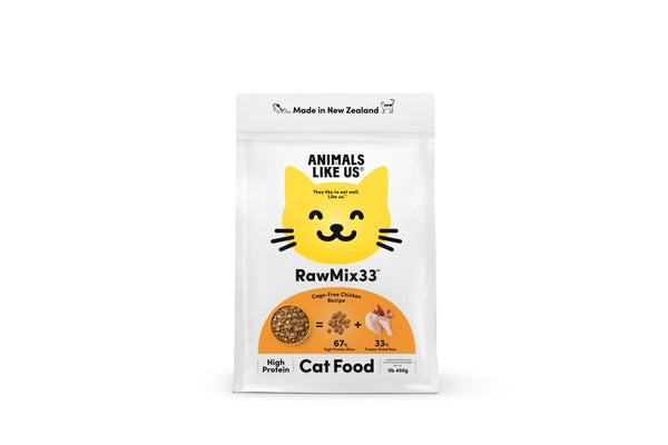 Animals Like Us: RawMix33 - Cage-Free Chicken Cat Food (450g)